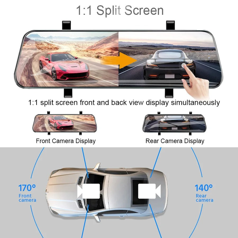 Mirror car video recorder