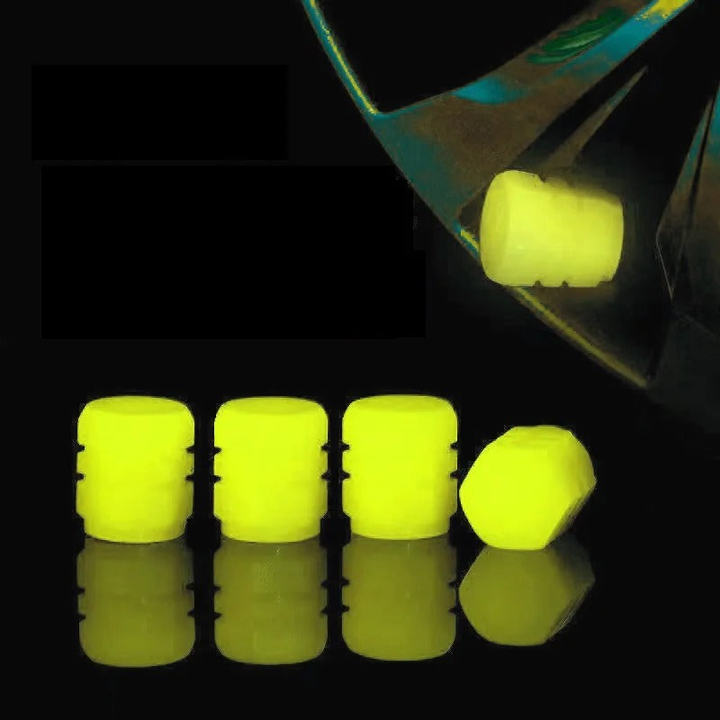 Car light caps for tires